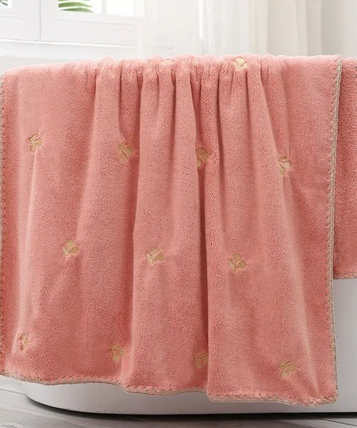 Port（ポート）の「ふわふわ  刺繍 ブランケット 【 チェリー / ムーン 】 #_（ブランケット・レディース・ホワイト/ピンク/ホワイト系その他/ブルー・FREE）」の18枚目の写真