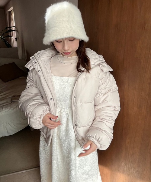 one after another NICE CLAUP（ワンアフターアナザーナイスクラップ）の「アソートバックリボンキャミワンピース（ワンピース・レディース・アイボリー/ブラック/ピンク/ベージュ・FREE）」の14枚目の写真