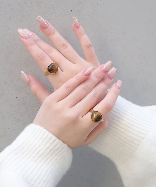 アンティーク　オーバルストーン？リング 91308abdf45fa384a498a5e95c93d2