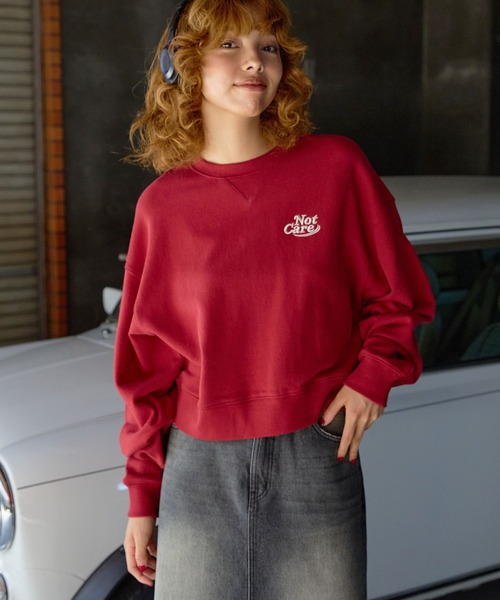 PBLIM（ページボーイリム）の「PBLIM/カラーシシュウラグラン（スウェット・レディース・グレー/スミクロ/ボルドー・SMALL/MEDIUM/LARGE）」の3枚目の写真