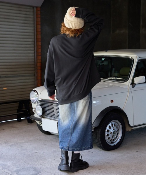 PBLIM（ページボーイリム）の「PBLIM/カラーシシュウラグラン（スウェット・レディース・グレー/スミクロ/ボルドー・SMALL/MEDIUM/LARGE）」の19枚目の写真