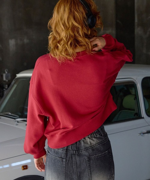 PBLIM（ページボーイリム）の「PBLIM/カラーシシュウラグラン（スウェット・レディース・グレー/スミクロ/ボルドー・SMALL/MEDIUM/LARGE）」の16枚目の写真