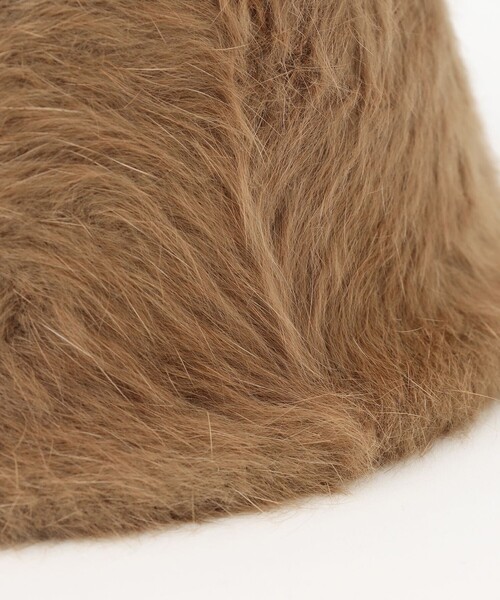 J.PRESS YORK STREET(ジェイプレスヨークストリート)の「【WOMEN】アンゴラ ハット(ハット・レディース・ブラウン系/ライトグレー系/ブラック系・F)」の6枚目の写真