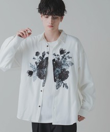 LUCY | LUCY/【23年秋冬新作】アムンゼンフラワー刺繍BIGシャツ(シャツ/ブラウス)
