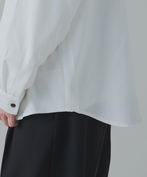 LUCY（ルーシー）の「LUCY/アムンゼンフラワー刺繍BIGシャツ（シャツ/ブラウス・メンズ・ブラック/ホワイト・MEDIUM/LARGE）」の21枚目の写真