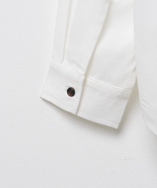 LUCY（ルーシー）の「LUCY/アムンゼンフラワー刺繍BIGシャツ（シャツ/ブラウス・メンズ・ブラック/ホワイト・MEDIUM/LARGE）」の16枚目の写真