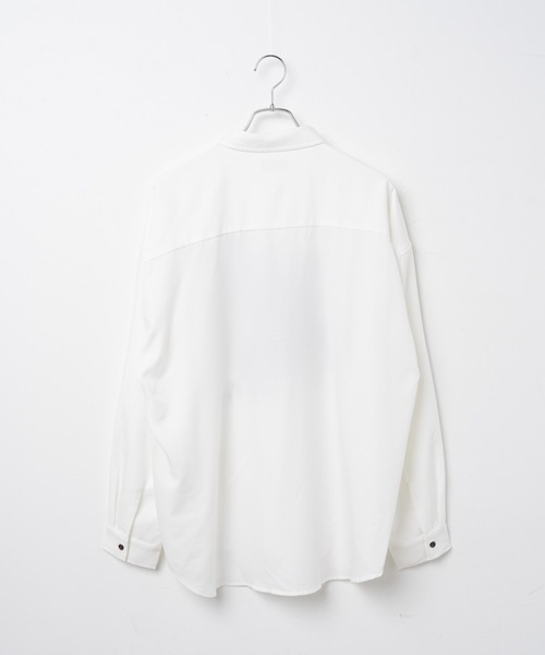 LUCY（ルーシー）の「LUCY/アムンゼンフラワー刺繍BIGシャツ（シャツ/ブラウス・メンズ・ブラック/ホワイト・MEDIUM/LARGE）」の14枚目の写真