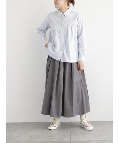 sm2rhythm（サマンサモスモスリズム）の「タックスカート（スカート・レディース・ネイビー/グレー/ブラウン・F）」の10枚目の写真