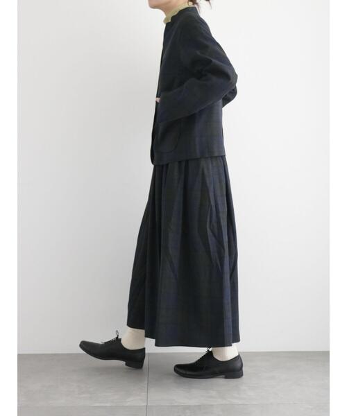 sm2rhythm（サマンサモスモスリズム）の「タックスカート（スカート・レディース・ネイビー/グレー/ブラウン・F）」の14枚目の写真