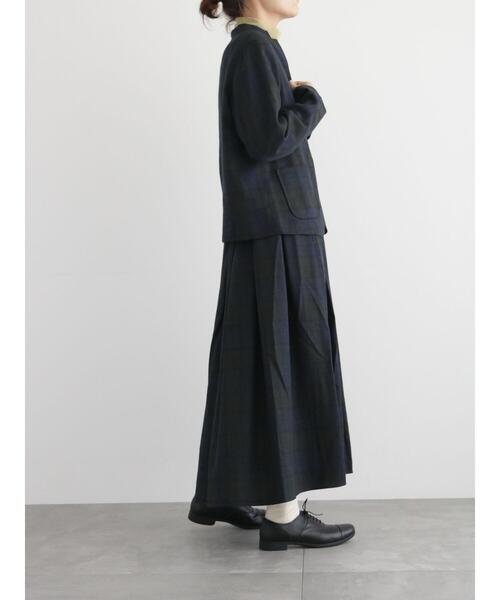 sm2rhythm（サマンサモスモスリズム）の「タックスカート（スカート・レディース・ネイビー/グレー/ブラウン・F）」の16枚目の写真