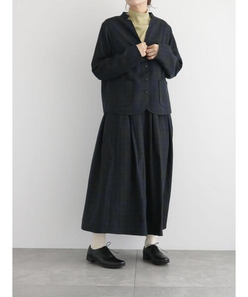 sm2rhythm（サマンサモスモスリズム）の「タックスカート（スカート・レディース・ネイビー/グレー/ブラウン・F）」の17枚目の写真