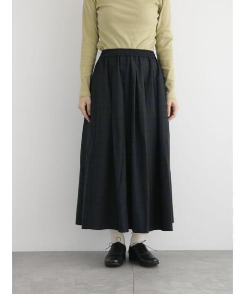 sm2rhythm（サマンサモスモスリズム）の「タックスカート（スカート・レディース・ネイビー/グレー/ブラウン・F）」の18枚目の写真