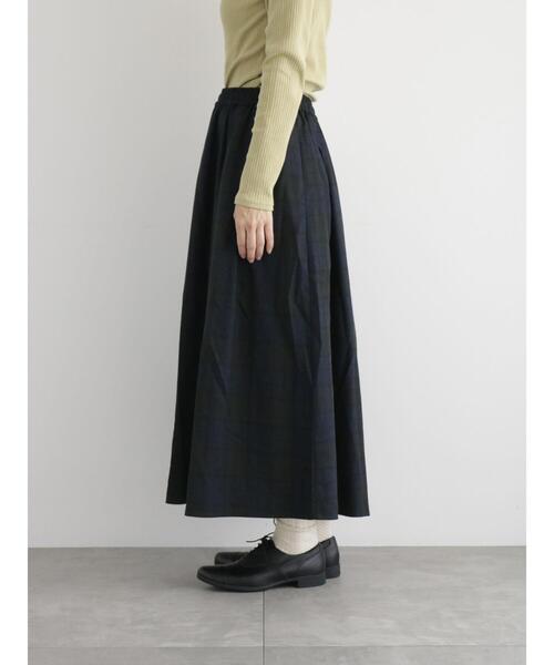 sm2rhythm（サマンサモスモスリズム）の「タックスカート（スカート・レディース・ネイビー/グレー/ブラウン・F）」の19枚目の写真