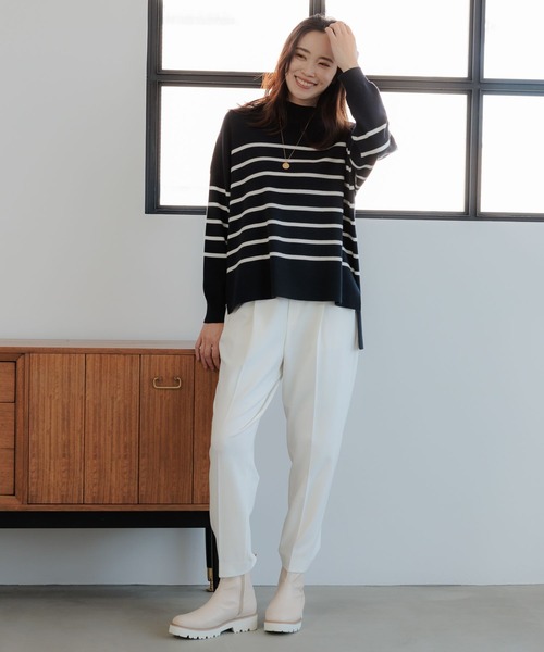 Elura(エルーラ)の「スリムウォームテーパードパンツ(その他パンツ・レディース・ブラック/オフホワイト/ネイビー/ピンク系その他7/ブラック系その他・LARGE/MEDIUM/X-LARGE/SMALL)」の20枚目の写真
