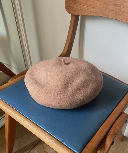 Odds(オッズ)の「【odds】JP VASQUE BERET(ハンチング/ベレー帽・レディース・キャメル/オフホワイト/ブラック・FREE)」の3枚目の写真