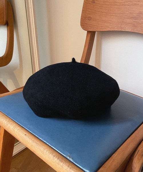 Odds(オッズ)の「【odds】JP VASQUE BERET(ハンチング/ベレー帽・レディース・キャメル/オフホワイト/ブラック・FREE)」の2枚目の写真
