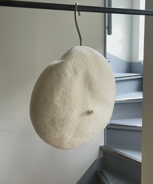 Odds(オッズ)の「【odds】JP VASQUE BERET(ハンチング/ベレー帽・レディース・キャメル/オフホワイト/ブラック・FREE)」の5枚目の写真