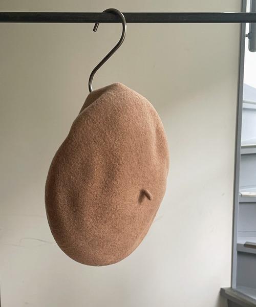 Odds(オッズ)の「【odds】JP VASQUE BERET(ハンチング/ベレー帽・レディース・キャメル/オフホワイト/ブラック・FREE)」の8枚目の写真