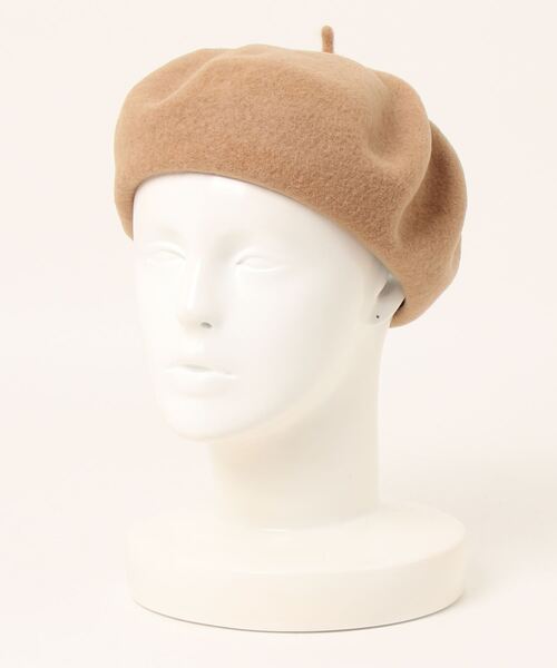 Odds(オッズ)の「【odds】JP VASQUE BERET(ハンチング/ベレー帽・レディース・キャメル/オフホワイト/ブラック・FREE)」の16枚目の写真