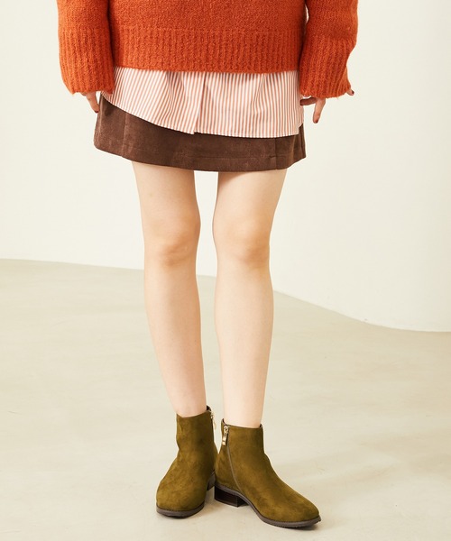 【セール】ゴールドジップスクエアトゥブーツ 32408（ブーツ）｜WA ORiental TRaffic（ダブルエーオリエンタルトラフィック）