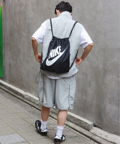 NIKE（ナイキ）の「【NIKE / ナイキ】ヘリテージ ナップサック（バックパック/リュック・メンズ・ブラック・ONESIZE）」の7枚目の写真