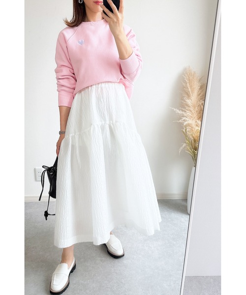 ZOZO限定】ハート刺繍裏起毛スウェット（スウェット）｜&. NOSTALGIA