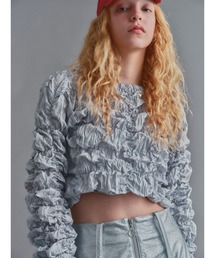 led.tokyo | 【led.tokyo】SHIRRING BLOUSE(シャツ/ブラウス)