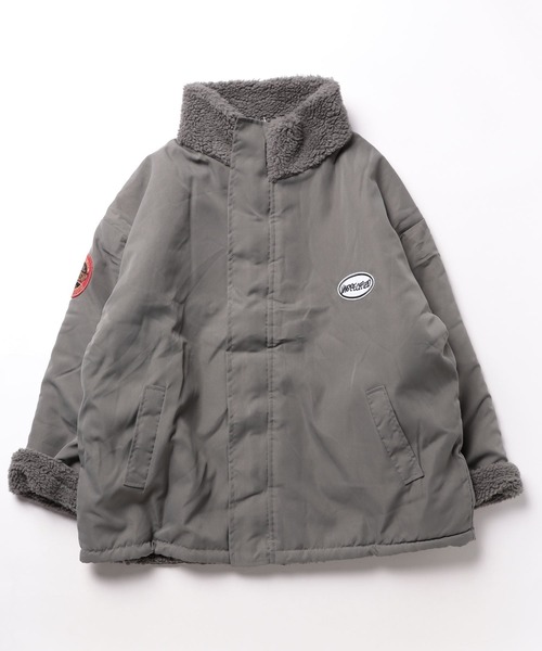 セール】リバーシブルビッグボアコート ブルゾン（ブルゾン