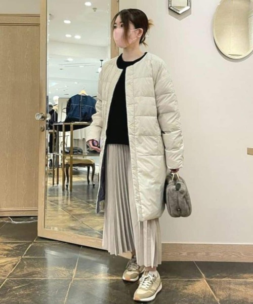 un dix cors（アンディコール）の「アコーディオンプリーツスカート（スカート・レディース・チャコールグレー/グレイッシュベージュ/オレンジ・FREE）」の21枚目の写真