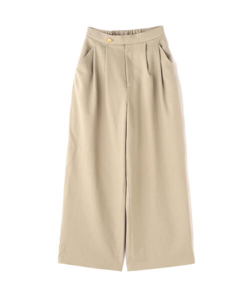 FREE'S MART（フリーズマート）の「◇２タックセミワイドパンツ（スラックス・レディース・ベージュ/ブラウン・MEDIUM/SMALL）」の15枚目の写真