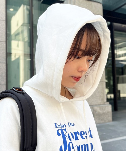 CPCM（シーピーシーエム）の「風景画裏起毛フーディー（パーカー・レディース・グレー/ネイビー/オフホワイト・FREE）」の5枚目の写真