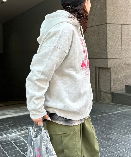 CPCM（シーピーシーエム）の「風景画裏起毛フーディー（パーカー・レディース・グレー/ネイビー/オフホワイト・FREE）」の15枚目の写真