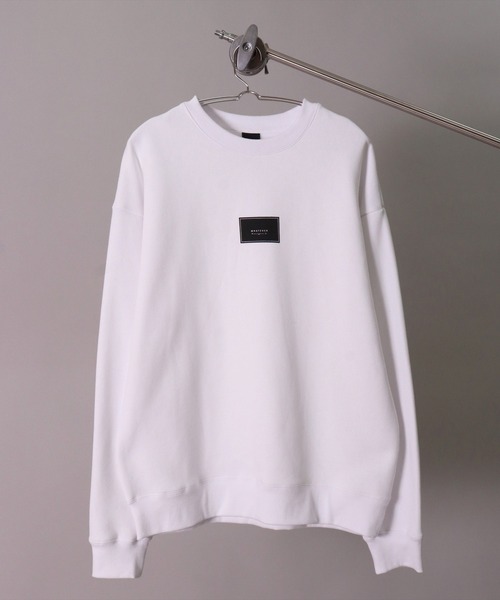 BAYBLO（ベイブロ）の「(BE)【ユニセックス】ボックスロゴ プリント スウェット プルオーバー（スウェット・メンズ・ブラック/ホワイト・MEDIUM/LARGE）」の3枚目の写真