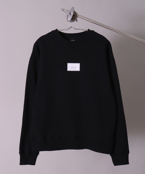 BAYBLO（ベイブロ）の「(BE)【ユニセックス】ボックスロゴ プリント スウェット プルオーバー（スウェット・メンズ・ブラック/ホワイト・MEDIUM/LARGE）」の5枚目の写真