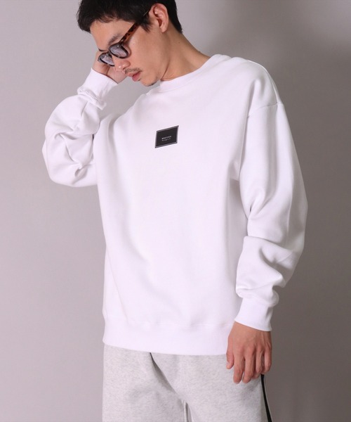 BAYBLO（ベイブロ）の「(BE)【ユニセックス】ボックスロゴ プリント スウェット プルオーバー（スウェット・メンズ・ブラック/ホワイト・MEDIUM/LARGE）」の7枚目の写真