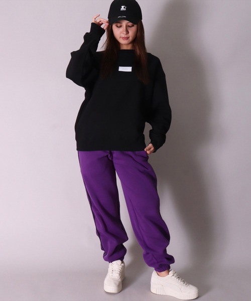 BAYBLO（ベイブロ）の「(BE)【ユニセックス】ボックスロゴ プリント スウェット プルオーバー（スウェット・メンズ・ブラック/ホワイト・MEDIUM/LARGE）」の8枚目の写真