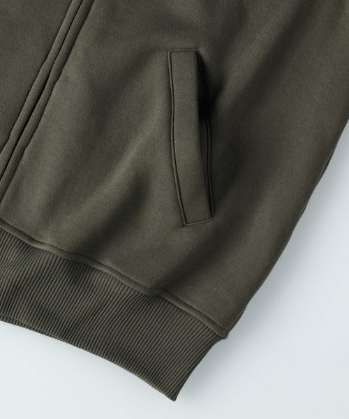 AVIREX(アヴィレックス)の「【AVIREX】スタンドジップジャケット(スウェット・メンズ・ブラック/オリーブ・M/L/XL)」の9枚目の写真