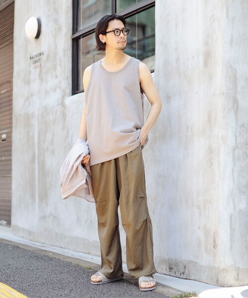 B:MING by BEAMS(ビーミングバイビームス)の「B:MING by BEAMS / ワイドフィット クルーネック タンクトップ(タンクトップ・メンズ・ブラウン系その他5/ブラック/オフホワイト・MEDIUM/X-LARGE/LARGE/SMALL)」の18枚目の写真