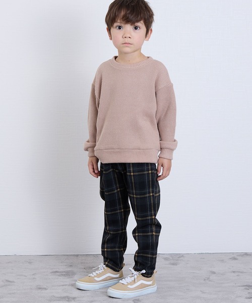 DILASH(ディラッシュ)の「リブ編みセーター(ニット/セーター・キッズ・ネイビー/ベージュ/イエロー・140/90/80/100)」の1枚目の写真