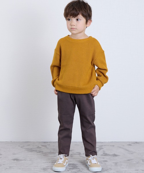 DILASH(ディラッシュ)の「リブ編みセーター(ニット/セーター・キッズ・ネイビー/ベージュ/イエロー・140/90/80/100)」の3枚目の写真