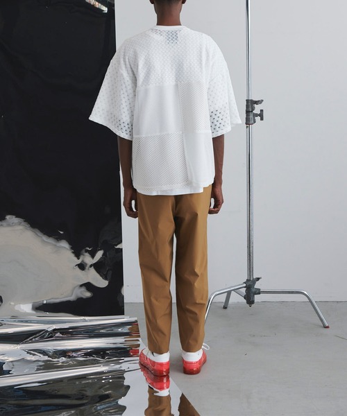 Y's パッチワークカットソー ヨウジヤマモト Yohji Yamamoto パッチワーク Tシャツ | ブラック | FARFETCH JP