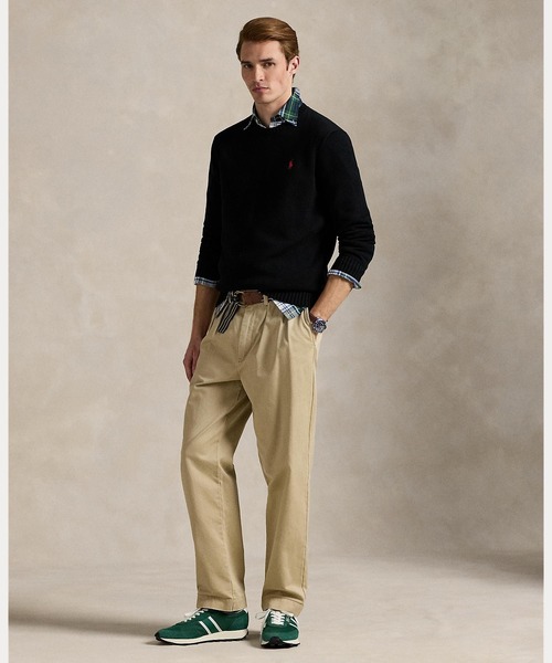 POLO RALPH LAUREN（ポロ ラルフ ローレン）の「コットン クルーネック セーター（ニット/セーター・メンズ・ブラック系1・L/S/XL/M/XXL/XS）」の5枚目の写真