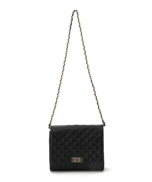 Ray BEAMS（レイビームス）の「Ray BEAMS / キルティングショルダー（ショルダーバッグ・レディース・ブラック・ONE SIZE）」の2枚目の写真