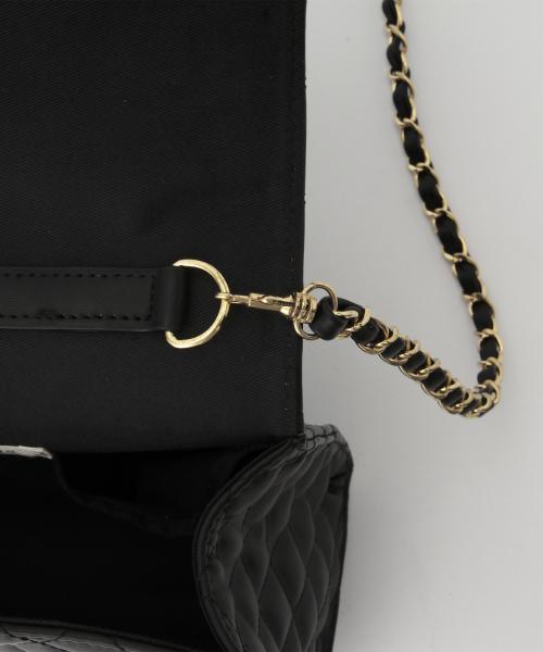 Ray BEAMS（レイビームス）の「Ray BEAMS / キルティングショルダー（ショルダーバッグ・レディース・ブラック・ONE SIZE）」の6枚目の写真