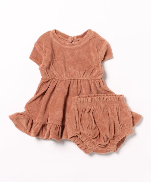 【セール】《Quincy Mae》TERRY DRESS SET | AMBER（その他ベビー用品）｜Quincy Mae（クインシーメイ）
