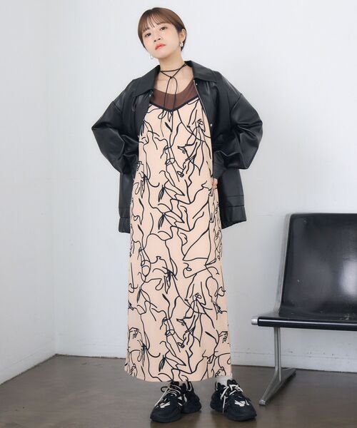 RETRO GIRL(レトロガール)の「Fレザージャケット(ブルゾン・レディース・ブラック/ダークブラウン・FREE)」の21枚目の写真