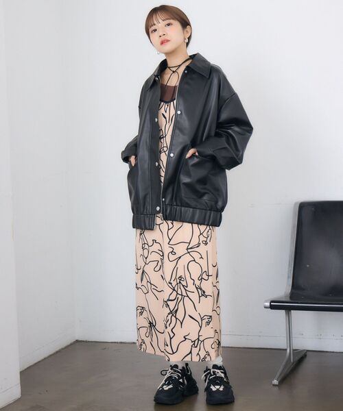 RETRO GIRL（レトロガール）の「Fレザージャケット（ブルゾン