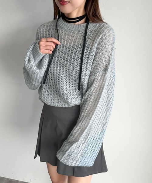 セール】シアーニット【ZOZOTOWN限定アイテム】（ニット/セーター