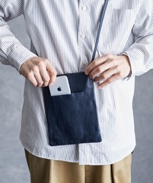 Butler Verner Sails バトラーバーナーセイルズ / 隠しマグネット 馬革シンプルショルダーバッグ サコッシュ / JA-2522-33