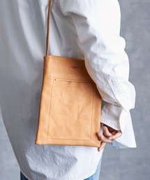 Butler Verner Sails バトラーバーナーセイルズ / 隠しマグネット 馬革シンプルショルダーバッグ サコッシュ / JA-2522-33